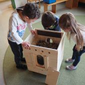 Tierisches Experiment im Kindergarten