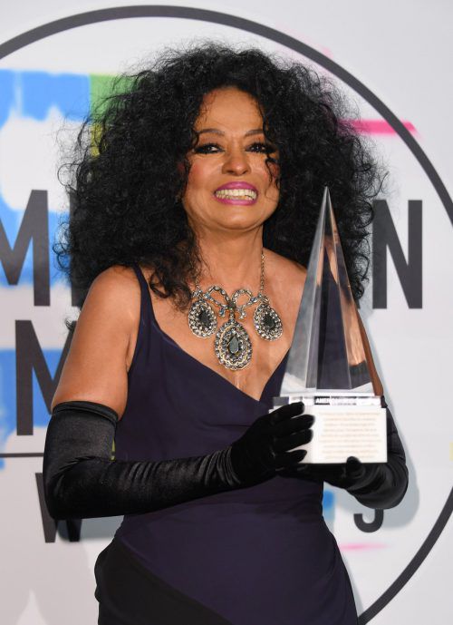 Musik-Ikone Diana Ross widmete die Auszeichnung ihren Fans. afp