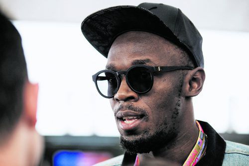 Usain Bolt sieht seine Sprintrekorde vorerst nicht in Gefahr. gepa