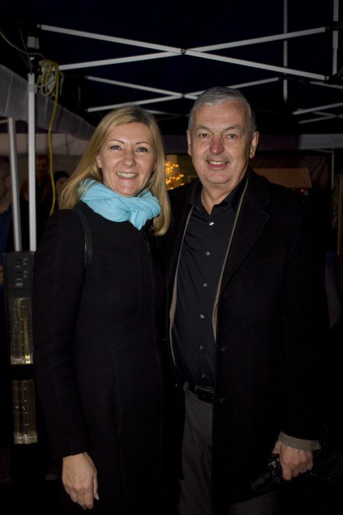 Verena und Peter Schmid (inatura) waren nach Lustenau gekommen.