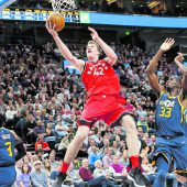 Jakob Pöltl fühlt sich in Toronto sichtlich wohl