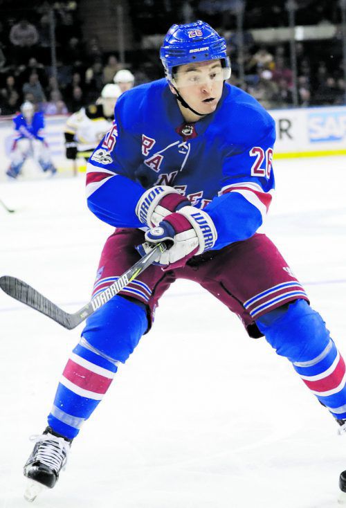 Zahn verloren und wieder gefunden: Rangers Stürmer Jimmy Vesey. ap