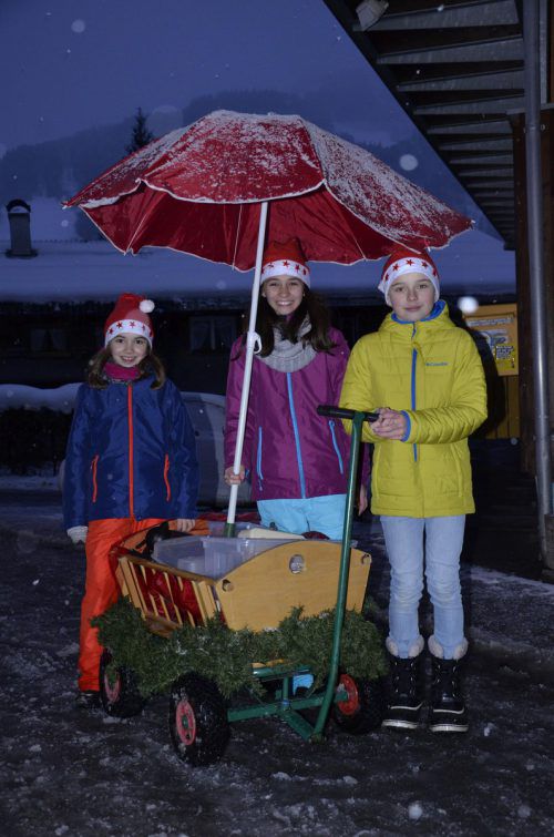 Auch die jungen Besucher waren zum Adventmarkt gekommen.