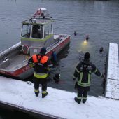Winterschwimmerin wollte ein zweites Mal ins Wasser