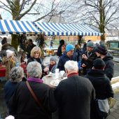 Offenes Haus mit Adventverkauf