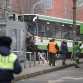 Wieder ein Busunfall in Moskau
