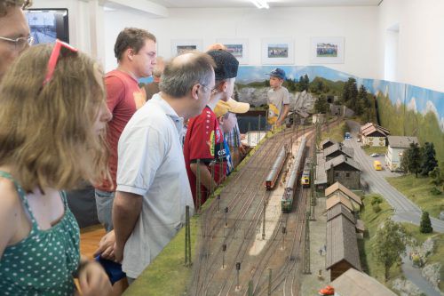 Die Anlagen des MEC begeistern Modellbahnfreunde jeden Alters. mec