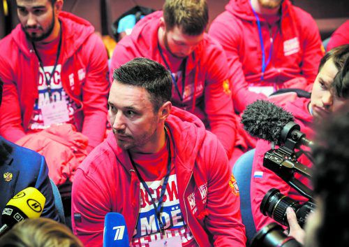 Die Meinung der Sportler - im Bild Eishockeycrack Ilja Kowaltschuk und Co. - war bei der Abstimmung des russischen Olympischen Komitees gefragt.  ap