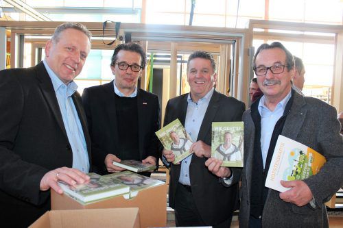 Die Sozialpartner Hubert Hämmerle (l.) und Hans Peter Metzler verstehen sich blendend. VN