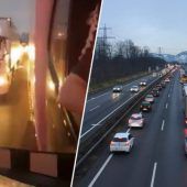 Die Rettungsgasse nach Unfall missbraucht