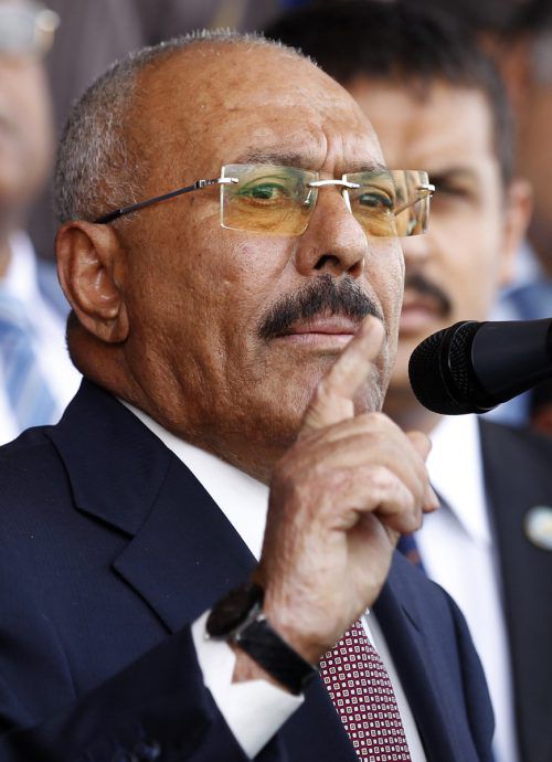 Ex-Präsident Ali Abdullah Saleh bringt Bewegung in den Machtkampf. REUTERS