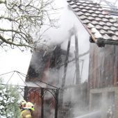 Feuer zerstört Stadel