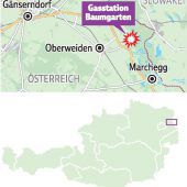 Explosion in OMV-Gasstation