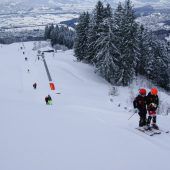 Abends auf die Piste