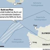 Grenzstreit um Bucht von Piran eskaliert