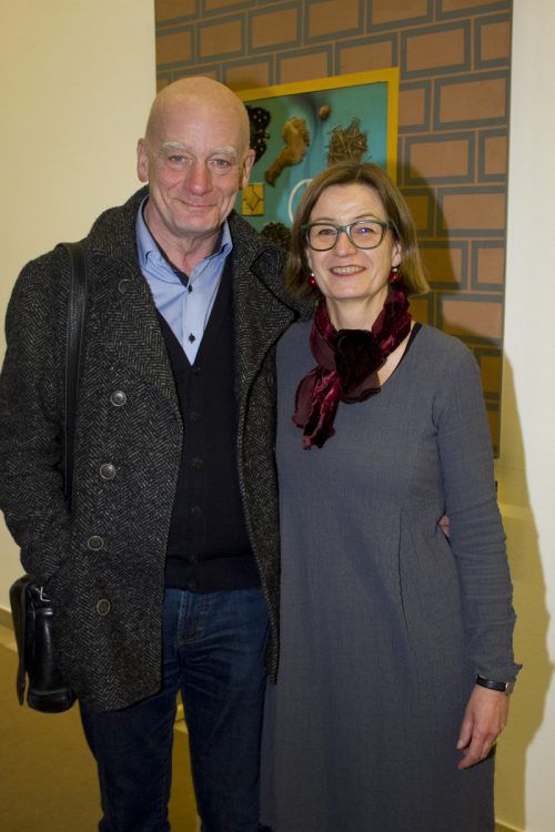 Harald F. Petermichl und Barbara Herold stellten sich als Gratulanten ein.