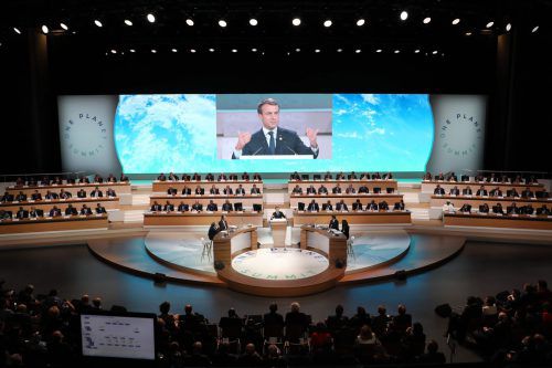 Mehr als 50 Regierungschefs und Minister folgten der Einladung des französischen Präsidenten.  AFP
