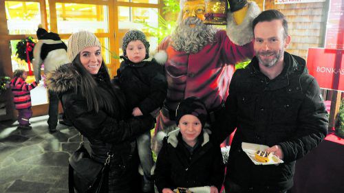 Nadine und Maximilian waren in Adventstimmung.