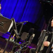 Wettbewerbssieger mit Klarinette und Akkordeon