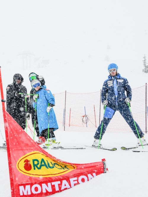 Training abgesagt, der Neuschnee machte den Skicrossern beim Training einen Strich durch die Rechnung. Der Bewerb heute soll wie geplant am Hochjoch über die Bühne gehen. gepa