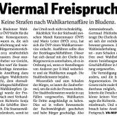 Wahlkartenprozess findet kein Ende