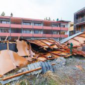 „Burglind“ wütete mit der Stärke eines Orkans