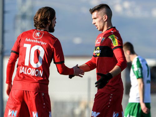 Bis zum Frühjahrsstart nächsten Samstag gibt es für Patrick Salomon und Adrian Grbic noch einiges bezüglich Offensive zu tun. gepa