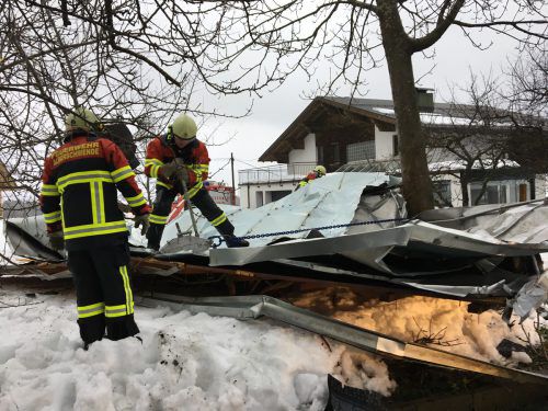 "Burglind" sorgte vor knapp zwei Wochen für zahlreiche Feuerwehreinsätze.