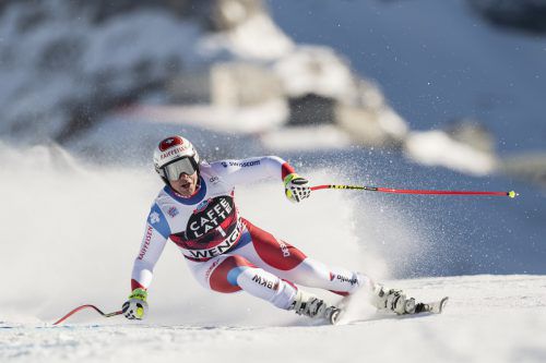 Der frühere Maurer-Lehrling krönte sich zum zweiten Mal als Abfahrtskönig am Lauberhorn: Beat Feuz. ap