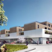Wohnen über dem Fachmarktzentrum