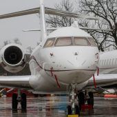 Hunderte Flieger landen zum Weltwirtschaftsforum am Flughafen Altenrhein. »D1