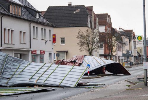 "Friederike" hinterließ eine Spur der Verwüstung. AFP