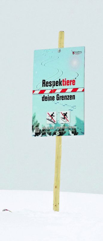 In der Natur gilt es, sich an verschiedene Regeln zu halten.  VLK
