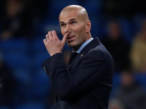 Nach den vielen Pleiten von Real Madrid ist Zinedine Zidanes Job in Gefahr. reuters