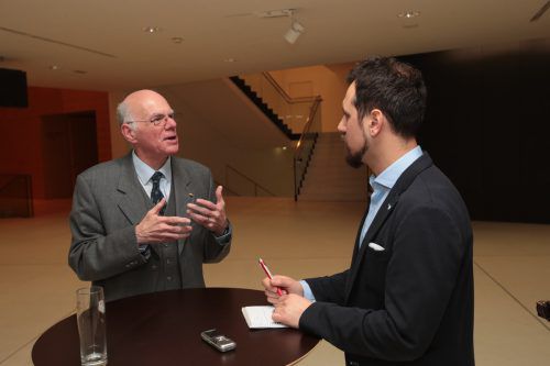 Norbert Lammert hielt in Bregenz ein Plädoyer für Europa.  A. Meusburger