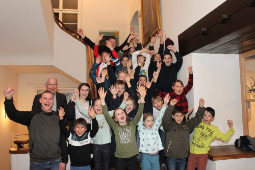 Richtig viel Spaß hatten die Nachwuchsjudokas der Judounion Feldkirch bei ihrem Besuch im Rathaus. Stadt Feldkirch