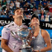 Federer und Bencic Mixed-Weltmeister