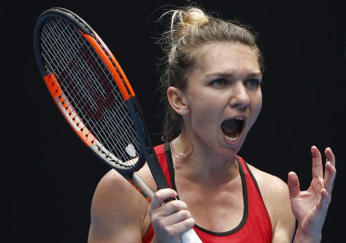 Simona Halep musste gegen Lauren Davis ihr ganzes Können zeigen. reuters