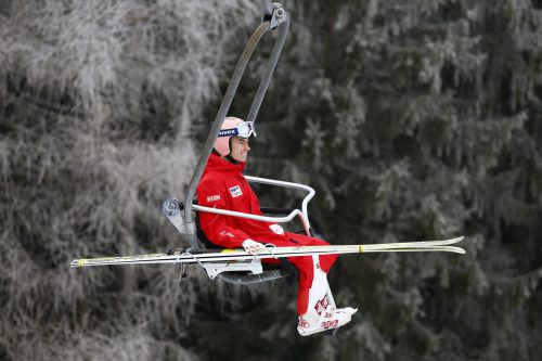 Skispringer Stefan Kraft sieht sich bereit für neue Höhenflüge. apa