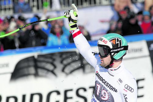 Vincent Kriechmayr fuhr in Garmisch-Partenkirchen erstmals auf das Abfahrtsstockerl: „Ich freue mich irrsinnig, dass ich das Podium geschafft habe.“ ap