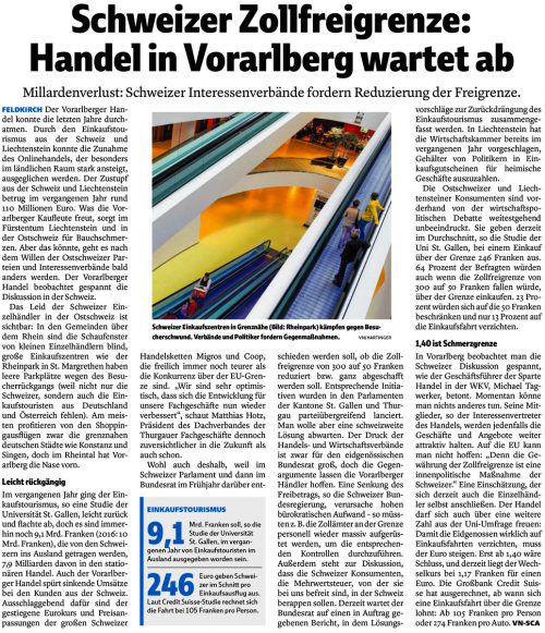 VN-Bericht vom 22. Jänner 2018.