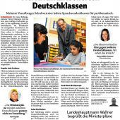 Deutsch lernen in Förderklasse