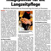 Wertschätzung für Pflegekräfte
