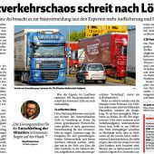 Dauerstau in Lustenau