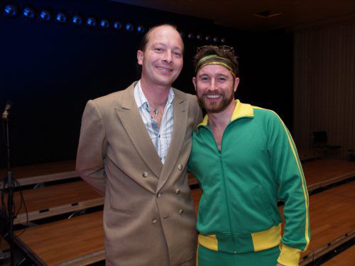  Bandleiter Christian Stroppa (l.) und Chorleiter Joachim Tschann.