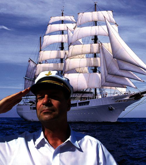 Captain Rudle schätzt schon mal einen guten Manöverschluck. Tim Rudle