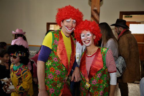 Clownpaar Georg und Christina. 