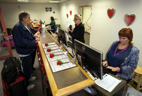 Die Aktion zum Valentinstag kommt bei Heiratswilligen gut an. APA