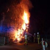 Heckenbrand in Lustenau