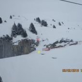 Sturz im freien Skiraum